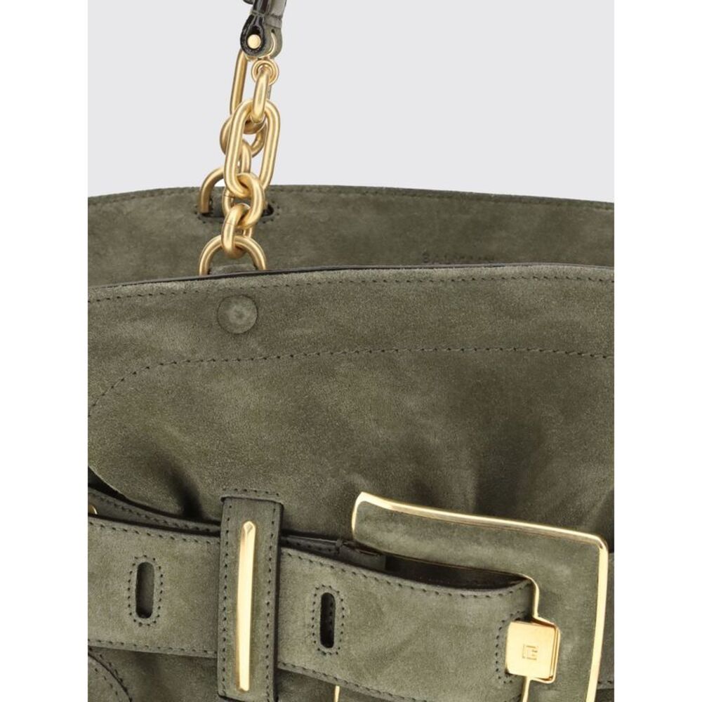 Balmain Shoulder Bag Woman Olive - Picture 3 of 3